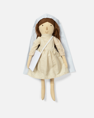 Mary Doll – Catholic Plush Toy with Marian Veil and Tote