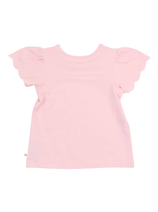 Pink Scallop Tee