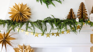Christmas Memories Metal Stars Banner