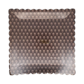 Give Thanks Dark Floral 10" Paper Plate