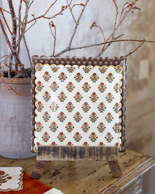 Give Thanks Dark Floral 10" Paper Plate