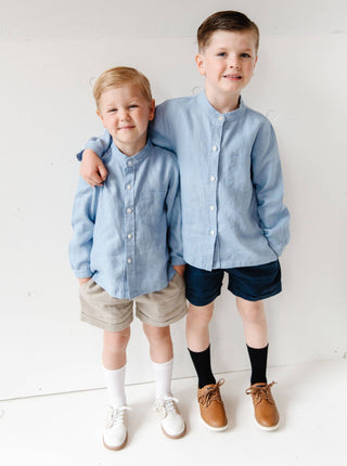 Scottie Linen Short