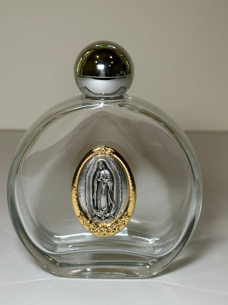 Our Lady of Guadalupe Holy Water Bottle - LARGE 3.25x4.5"