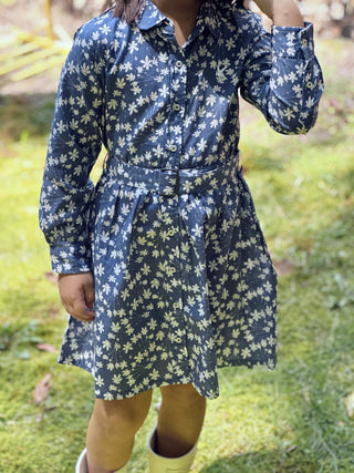 Ella Floral Belt Dress