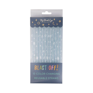 Color Changing Reusable Straws