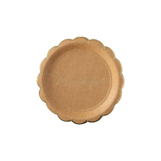 THP940 - Harvest Scallop Kraft Plate