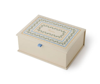 Delphine Large Embroidered Keepsake Box