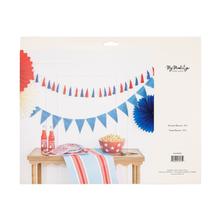 Chambray and Tassel Banner Set