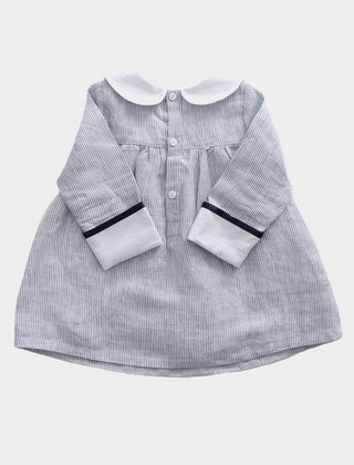 Blaire Pinstripe Dress with Bloomer