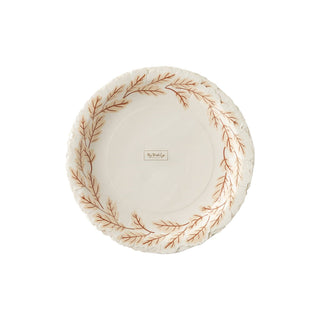 Harvest Leaves Wreath Shaped Dinner Plate