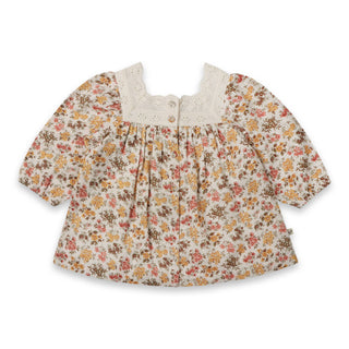 Solana Flower Baby Dress & Bloomer (Organic Cotton)