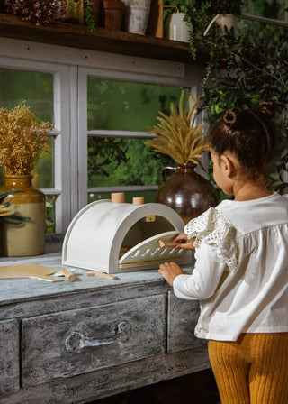 Wooden Pizza Oven Playset and Accessories