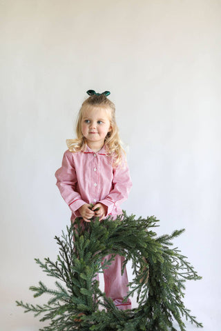 Joyeux Noël Pajama Set wtih Bow