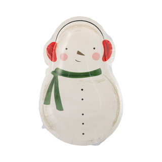 Snowman Shaped Plate