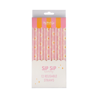 Disco Daisy Reusable Straws