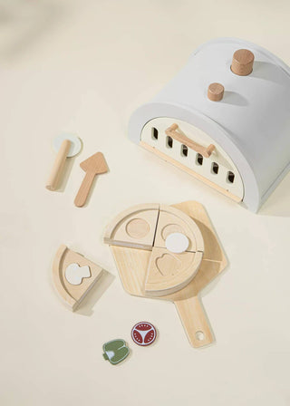 Wooden Pizza Oven Playset and Accessories