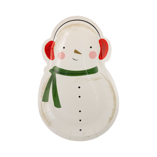 Snowman Shaped Plate
